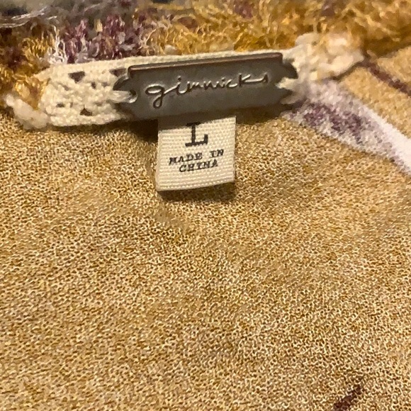 Mustard yellow high low blouse - Picture 2 of 2